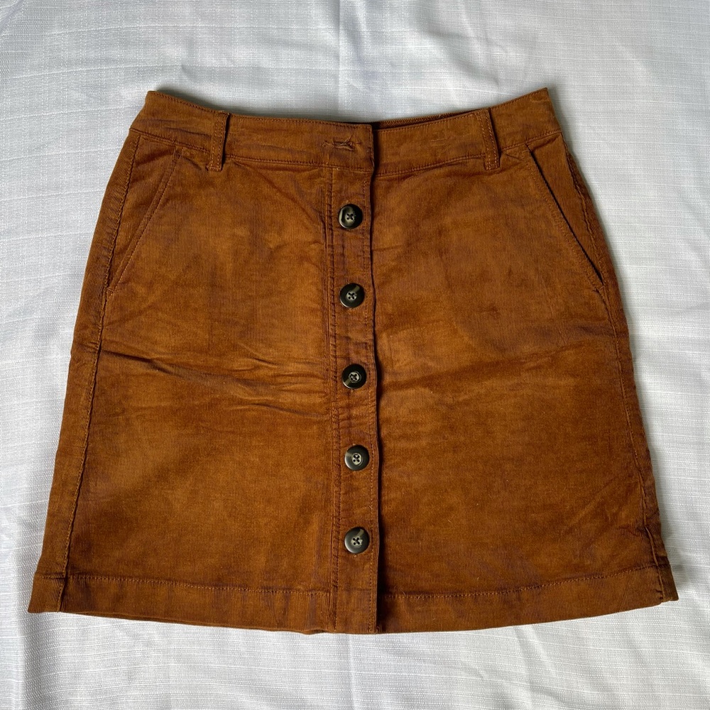 Cabi University Corduroy Skirt